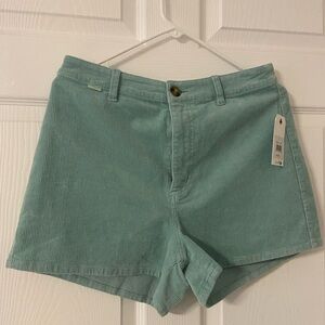 1- BILLABONG Teal Green Ribbed FREE FALL Corduroy Shorts